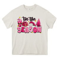 Pink 'tis The Season Christmas Heavy Core Tee | Teevron