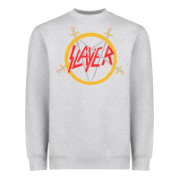 Heather Grey heavy metal Heavyweight Sweatshirt - artisFamous