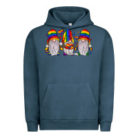 Pigment Midnight Navy pride gnome Urban Hoodie - JahusDesignShop