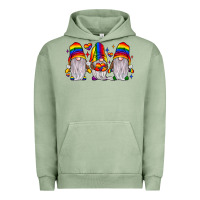 Pigment Oil Green pride gnome Urban Hoodie - JahusDesignShop