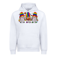White pride gnome Urban Hoodie - JahusDesignShop