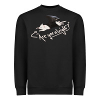 Black Lovejoy Are you alright Heavyweight Sweatshirt - artisFamous