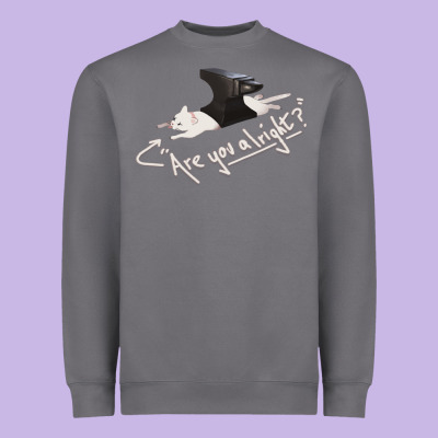Lovejoy Are You Alright Heavyweight Sweatshirt Designed By Artisfamous