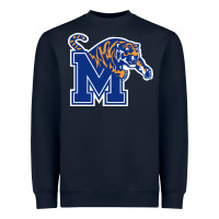 Navy the memphis athletic teams tigers Heavyweight Sweatshirt - artisFamous