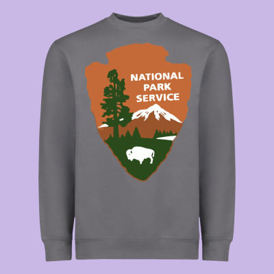 National Park Service Heavyweight Sweatshirt Designed By Artisfamous