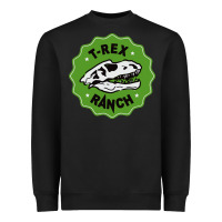 Black t rex ranch Heavyweight Sweatshirt - artisFamous