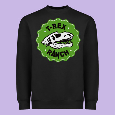 T Rex Ranch Heavyweight Sweatshirt Designed By Artisfamous