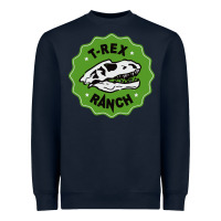 Navy t rex ranch Heavyweight Sweatshirt - artisFamous