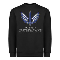 Black battle hawks football Heavyweight Sweatshirt - artisFamous