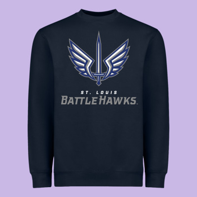Battle Hawks Football Heavyweight Sweatshirt Designed By Artisfamous