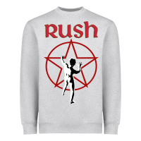 Heather Grey starman music rush Heavyweight Sweatshirt - artisFamous