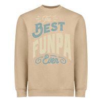 Mushroom The Best Funpa Ever - Mens Funny Dad and Grandpa Heavyweight Sweatshirt - artisFamous