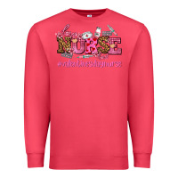 Cardinal nurse with valentines day element Premium Sweatshirt - AdoDesignShop