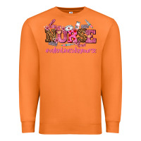 Carrot nurse with valentines day element Premium Sweatshirt - AdoDesignShop