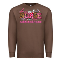 Chestnut nurse with valentines day element Premium Sweatshirt - AdoDesignShop