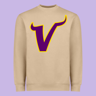 Vikings Style Heavyweight Sweatshirt Designed By Artisfamous