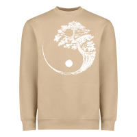 Mushroom yin yang bonsai tree Heavyweight Sweatshirt - artisFamous