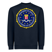 Navy fbi Heavyweight Sweatshirt - artisFamous
