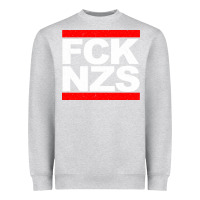 Heather Grey fck nzs Heavyweight Sweatshirt - artisFamous