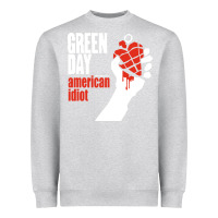 Heather Grey american idiot Heavyweight Sweatshirt - artisFamous