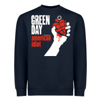 Navy american idiot Heavyweight Sweatshirt - artisFamous