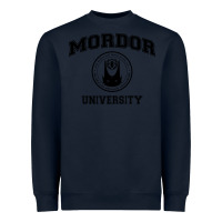 Navy mordor university Heavyweight Sweatshirt - artisFamous