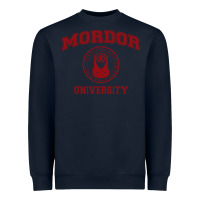 Navy mordor university Heavyweight Sweatshirt - artisFamous