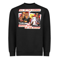 Black wrong side of the river Heavyweight Sweatshirt - artisFamous