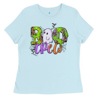 Baby Blue boo crew Ladies Tee - CowGirlArtShop