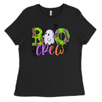 Black boo crew Ladies Tee - CowGirlArtShop