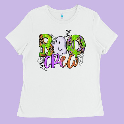 Boo Crew Ladies Tee Designed By Cowgirlartshop