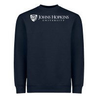 Navy johns hopkins Heavyweight Sweatshirt - artisFamous