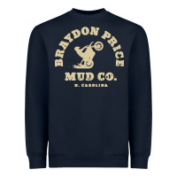 Navy braydon price motorbike mud   t shirt Heavyweight Sweatshirt - artisFamous