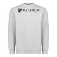 Heather Grey johns hopkins Heavyweight Sweatshirt - artisFamous
