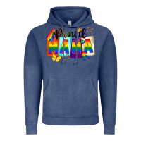 Vintage Denim Proud mama Mother's Day Vintage Hoodie - FaDigitalArtStudio