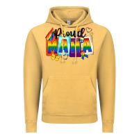 Vintage Mustard Proud mama Mother's Day Vintage Hoodie - FaDigitalArtStudio
