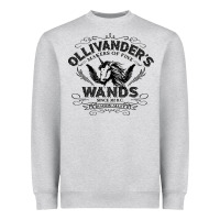 Heather Grey ollivanders wands Heavyweight Sweatshirt - artisFamous