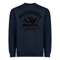 Navy ollivanders wands Heavyweight Sweatshirt - artisFamous