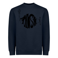 Navy p hish Heavyweight Sweatshirt - artisFamous