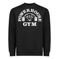 Black power house gym fitness Heavyweight Sweatshirt - artisFamous