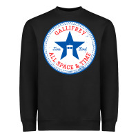 Black time lords chucks Heavyweight Sweatshirt - artisFamous