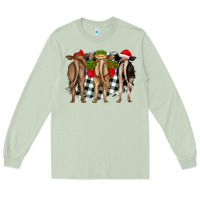 Matcha christmas heifers back view Long Sleeve Tee - RanaPortraitStore