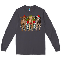 Smoke christmas heifers back view Long Sleeve Tee - RanaPortraitStore