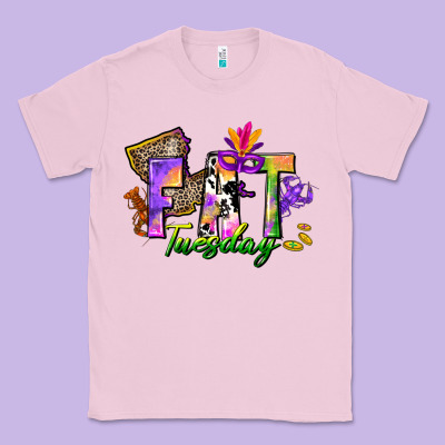 Fat Tuesday Classic Tee Designed By Cowgirlartshop