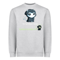 Heather Grey i'm harmless, i swear Heavyweight Sweatshirt - artisFamous