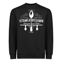 Black vitameatavegamin Heavyweight Sweatshirt - artisFamous