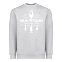 Heather Grey vitameatavegamin Heavyweight Sweatshirt - artisFamous