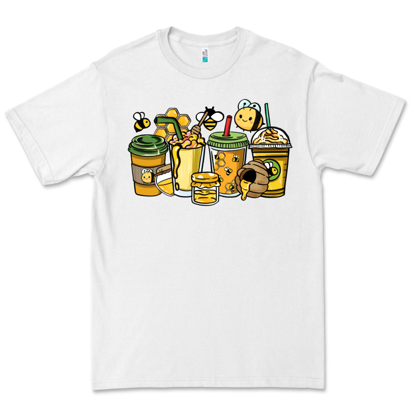 Honey Bee Coffee Cups Premium Tee by HowdyJamesFarm | Teevron