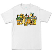 White Honey bee coffee cups Premium Tee - HowdyJamesFarm