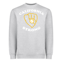 Heather Grey california strong Heavyweight Sweatshirt - artisFamous